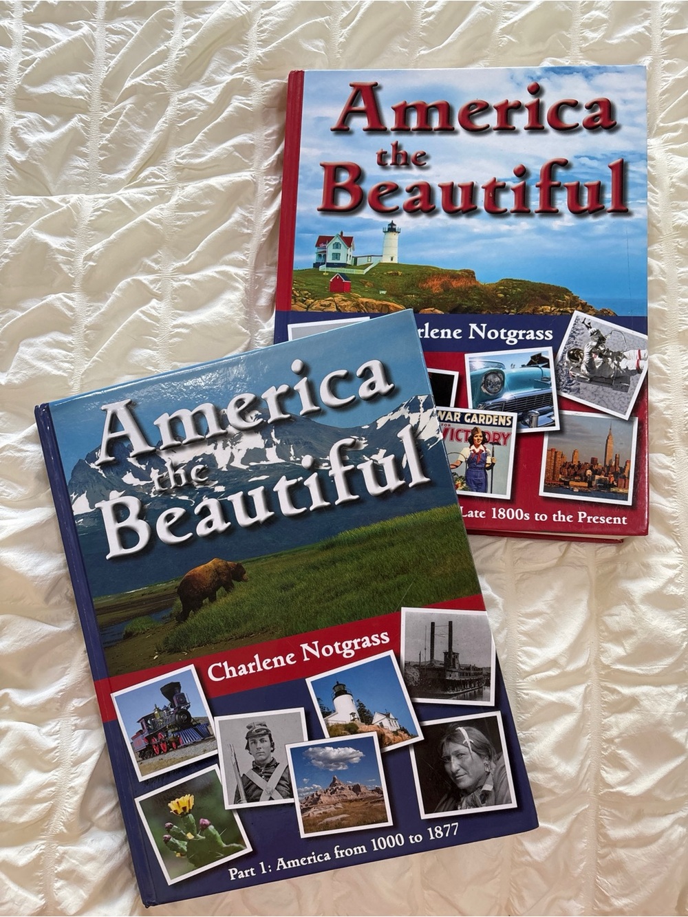 America the Beautiful Kids Hardcover Book - Blue & Red Covers